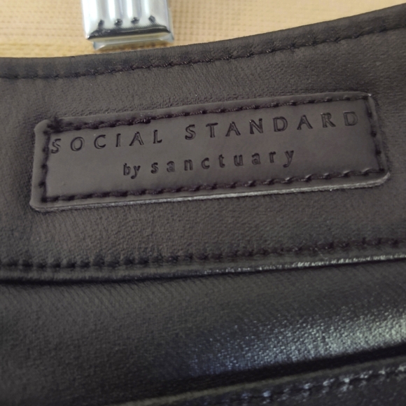 Faux Leather Social Standard By Sanctuary Faux Sz 16 - Picture 6 of 10